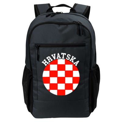 Hrvatska Croatian Flag Croatian Pride Croatian Roots Croatia Daily Commute Backpack