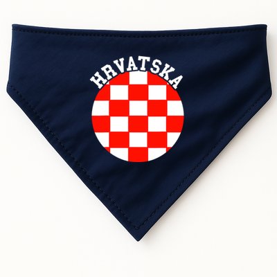 Hrvatska Croatian Flag Croatian Pride Croatian Roots Croatia USA-Made Doggie Bandana