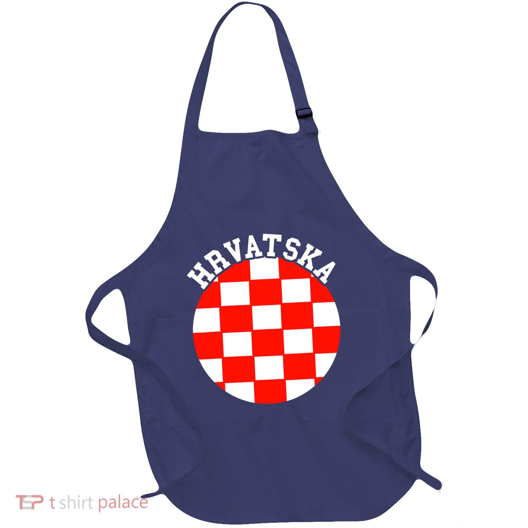 Hrvatska Croatian Flag Croatian Pride Croatian Roots Croatia Apron