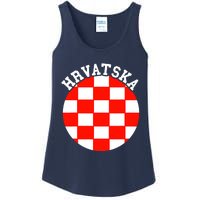 Hrvatska Croatian Flag Croatian Pride Croatian Roots Croatia Ladies Essential Tank