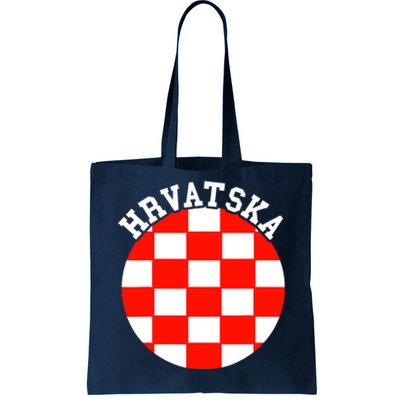 Hrvatska Croatian Flag Croatian Pride Croatian Roots Croatia Tote Bag