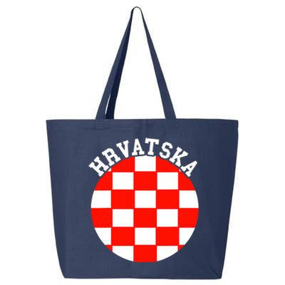 Hrvatska Croatian Flag Croatian Pride Croatian Roots Croatia 25L Jumbo Tote