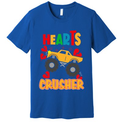 Hearts Crusher Funny Valentine's Day Outfit For To Gift Premium T-Shirt