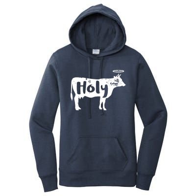 Holy Cow Funny Dairy Farmer Midwest Pride Women's Pullover Hoodie