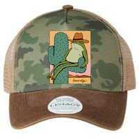 Howdy Cactus Frog Hat Meme Cute Legacy Tie Dye Trucker Hat