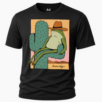 Howdy Cactus Frog Hat Meme Cute Performance Shirt