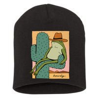 Howdy Cactus Frog Hat Meme Cute Short Acrylic Beanie