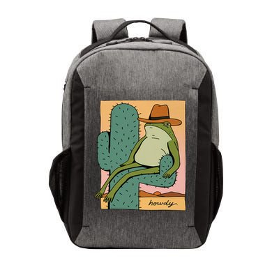 Howdy Cactus Frog Hat Meme Cute Vector Backpack