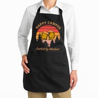 Happy Camper Fueled by Alcohol Camping Group Party Ideas Apron