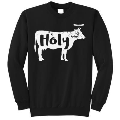 Holy Cow Funny Dairy Farmer Midwest Pride Sweatshirt