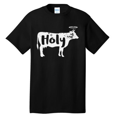 Holy Cow Funny Dairy Farmer Midwest Pride Tall T-Shirt