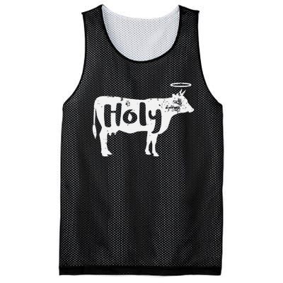 Holy Cow Funny Dairy Farmer Midwest Pride Mesh Reversible Basketball Jersey Tank