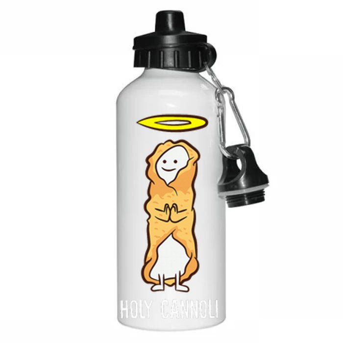 Holy Cannoli Funny Cannoli Aluminum Water Bottle