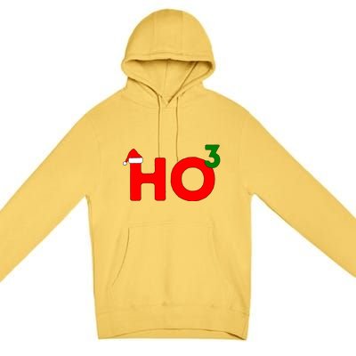 Ho Cubed Funny Christmas Cool Gift Premium Pullover Hoodie