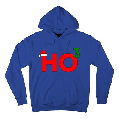 Ho Cubed Funny Christmas Cool Gift Hoodie