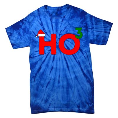 Ho Cubed Funny Christmas Cool Gift Tie-Dye T-Shirt