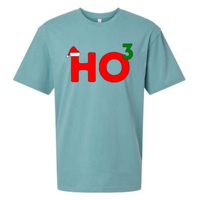 Ho Cubed Funny Christmas Cool Gift Sueded Cloud Jersey T-Shirt