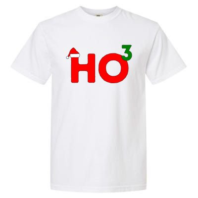 Ho Cubed Funny Christmas Cool Gift Garment-Dyed Heavyweight T-Shirt