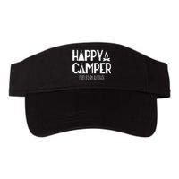 Happy Camper Fueled By Alcohol Funny Drinking Party Camping Valucap Bio-Washed Visor