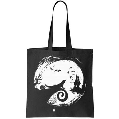 Halloween Costume for Bearded Dragon Spooky Moon Silhouette Bag
