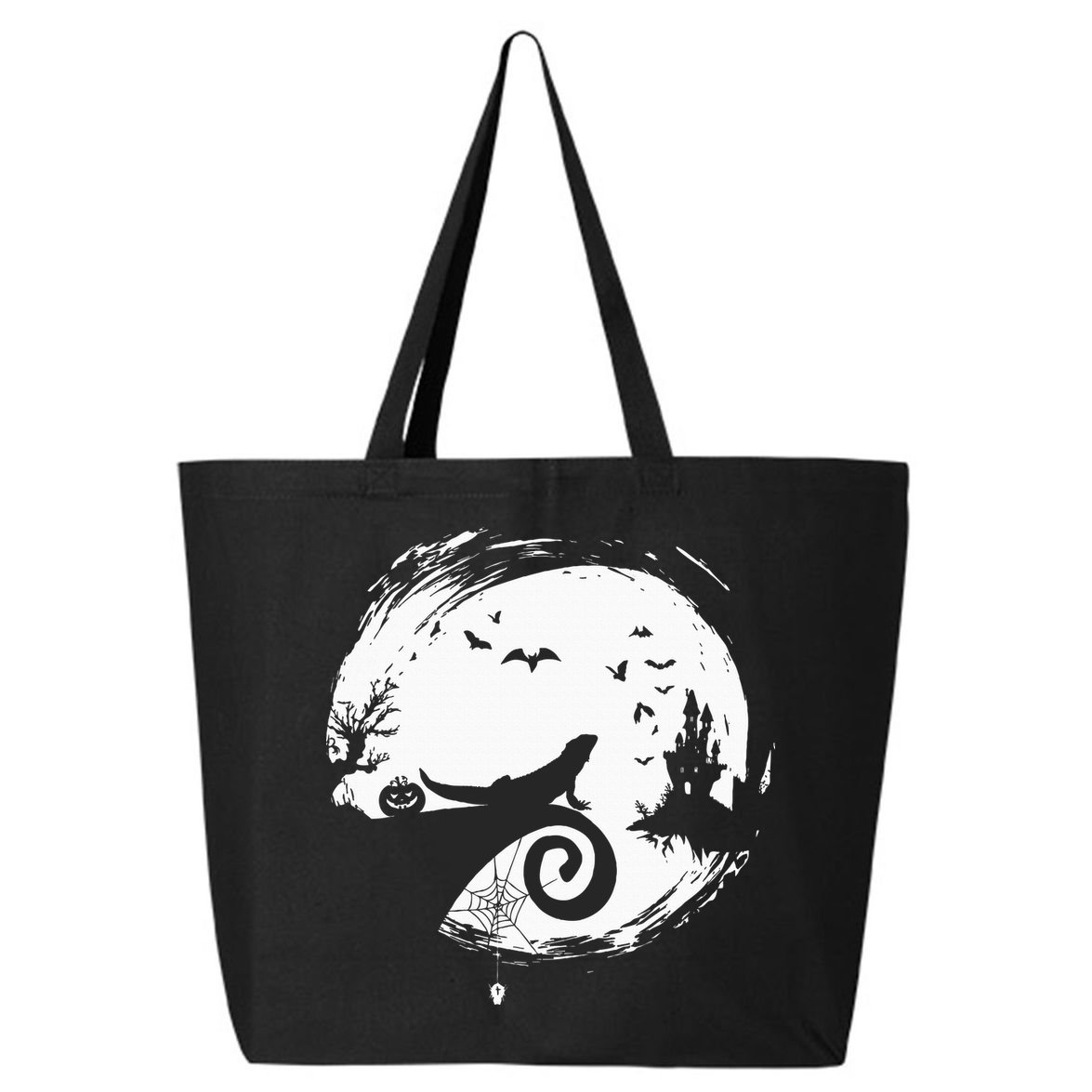 Halloween Costume for Bearded Dragon Spooky Moon Silhouette 25L Jumbo Tote