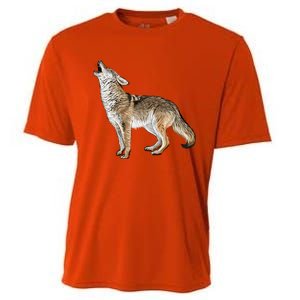 Howling Coyote Funny Coyote Hunting Cooling Performance Crew T-Shirt