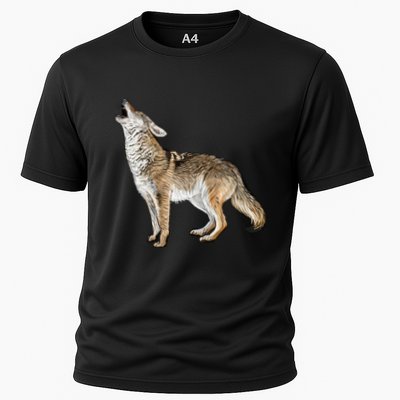 Howling Coyote Funny Coyote Hunting Performance Shirt