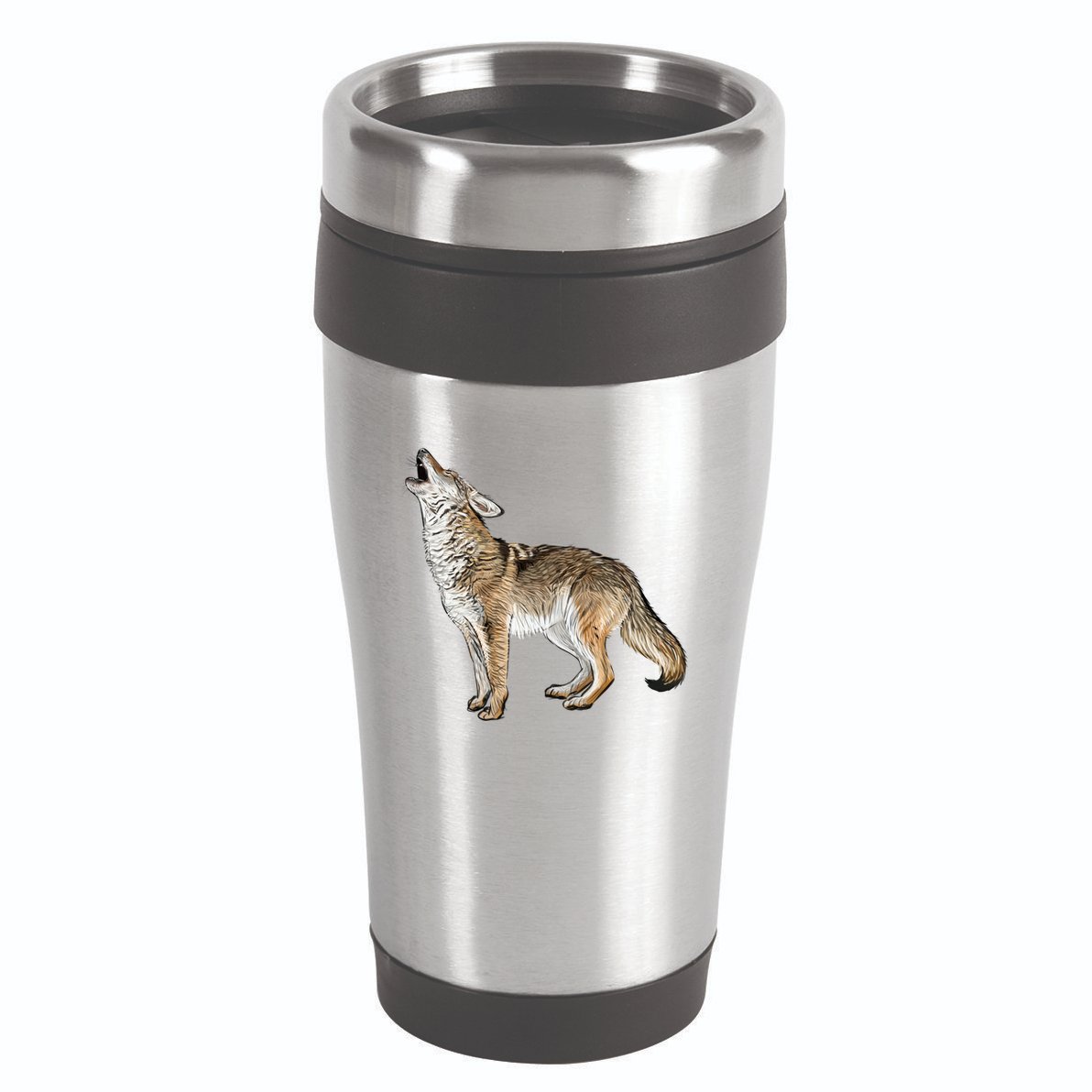 Howling Coyote Funny Coyote Hunting 16oz Travel Tumbler