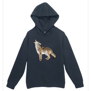 Howling Coyote Funny Coyote Hunting Urban Pullover Hoodie