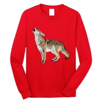 Howling Coyote Funny Coyote Hunting Long Sleeve Shirt