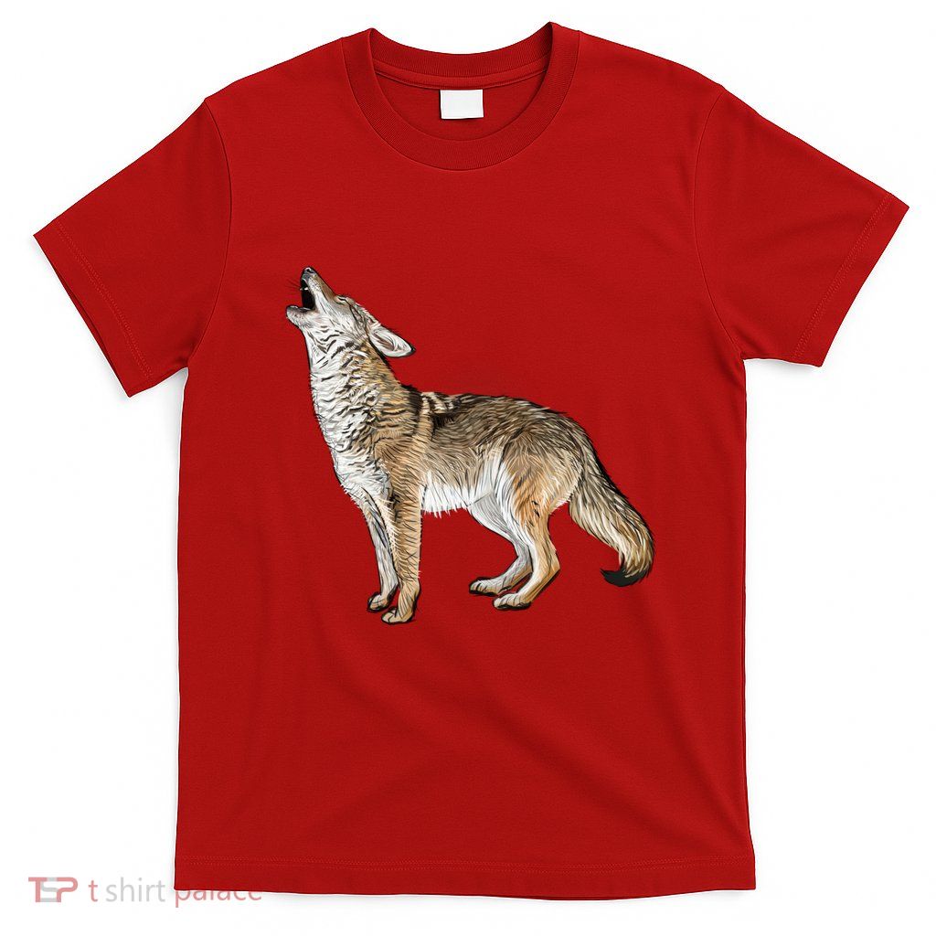 Howling Coyote Funny Coyote Hunting T-Shirt