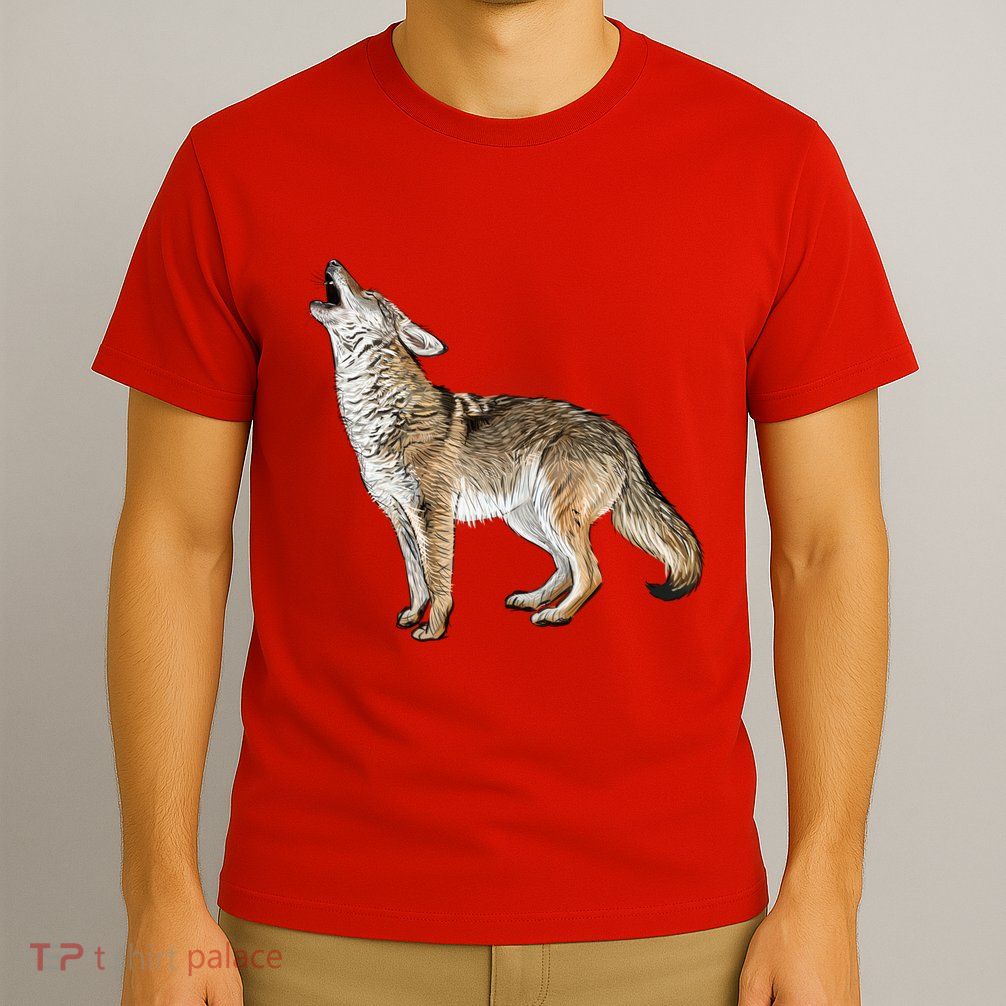 Howling Coyote Funny Coyote Hunting T-Shirt