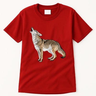 Howling Coyote Funny Coyote Hunting Tall T-Shirt
