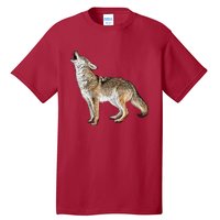 Howling Coyote Funny Coyote Hunting Tall T-Shirt