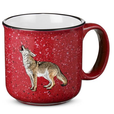 Howling Coyote Funny Coyote Hunting 15oz Campfire Ceramic Mug