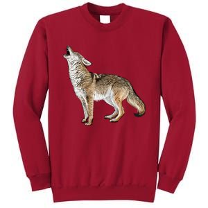 Howling Coyote Funny Coyote Hunting Tall Sweatshirt