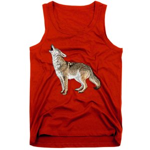 Howling Coyote Funny Coyote Hunting Tank Top