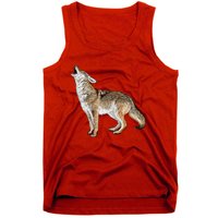 Howling Coyote Funny Coyote Hunting Tank Top