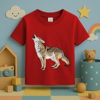 Howling Coyote Funny Coyote Hunting Toddler T-Shirt