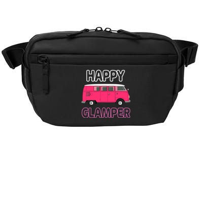 Happy Clamper Funny Camp Camper Camping Graphic Crossbody Pack