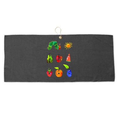 Hungry Caterpillar Funny Book Lover Vintage Large Microfiber Waffle Golf Towel