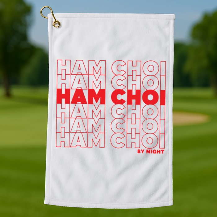 Ham Choi Funny Vietnamese Golf Towel