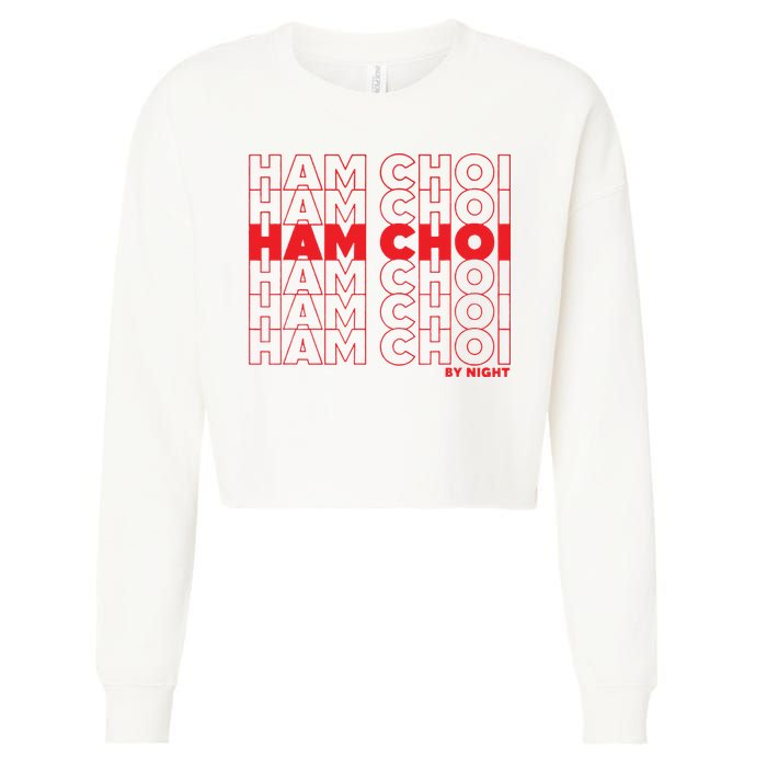 Ham Choi Funny Vietnamese Cropped Pullover Crew