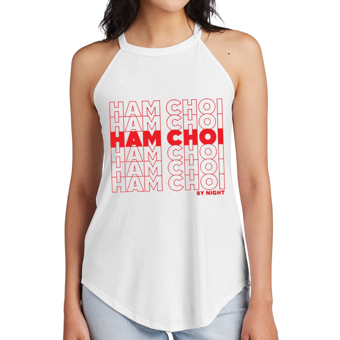 Ham Choi Funny Vietnamese Women's Perfect Tri Rocker Tank