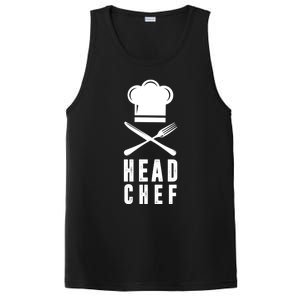 Head Chef Family Outfits Group Matching Sous Chef Mom Gift PosiCharge Competitor Tank