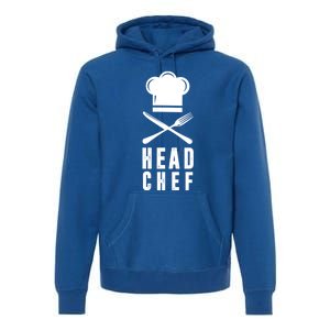 Head Chef Family Outfits Group Matching Sous Chef Mom Gift Premium Hoodie