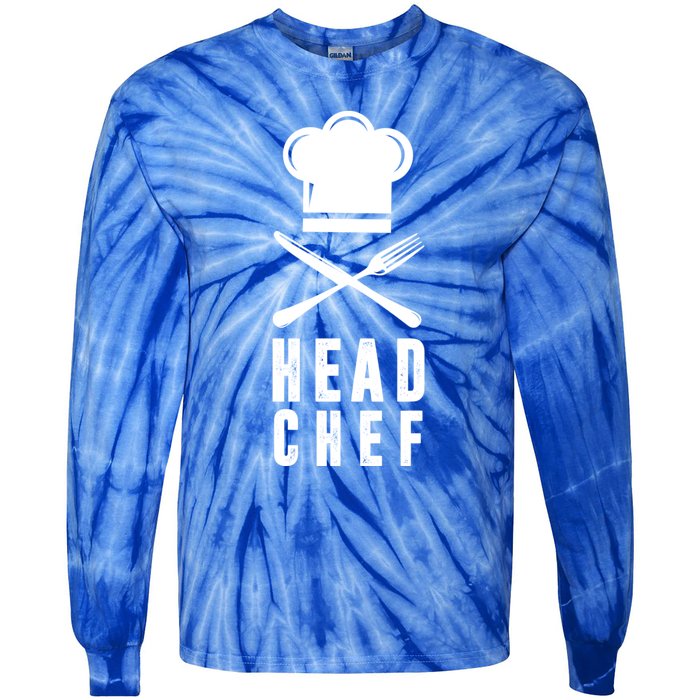 Head Chef Family Outfits Group Matching Sous Chef Mom Gift Tie-Dye Long Sleeve Shirt