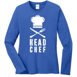 Head Chef Family Outfits Group Matching Sous Chef Mom Gift Ladies Long Sleeve Shirt