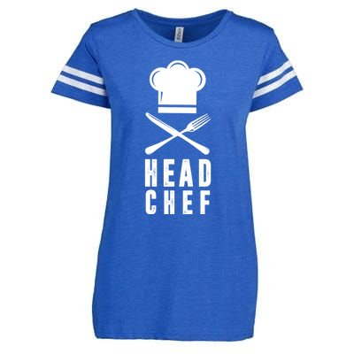 Head Chef Family Outfits Group Matching Sous Chef Mom Gift Enza Ladies Jersey Football T-Shirt