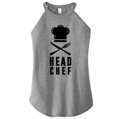 Head Chef Family Outfits Group Matching Sous Chef Mom Gift Women’s Perfect Tri Rocker Tank